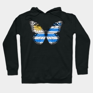 Uraguyan Flag  Butterfly - Gift for Uraguyan From Uruguay Hoodie